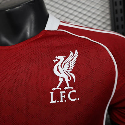 2025/2026 Player Version Liverpool Home Football Shirt