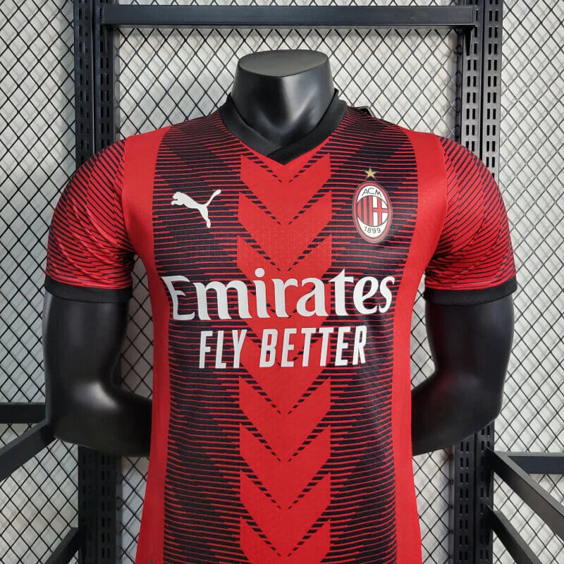 2023/2024 AC Milan Home Soccer JerseyPlayer Version