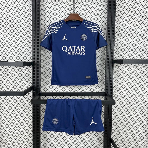 2024/2025 Paris Saint-Germain PSG Fourth Away Football Shirt Kids Size 1:1 Thai Quality