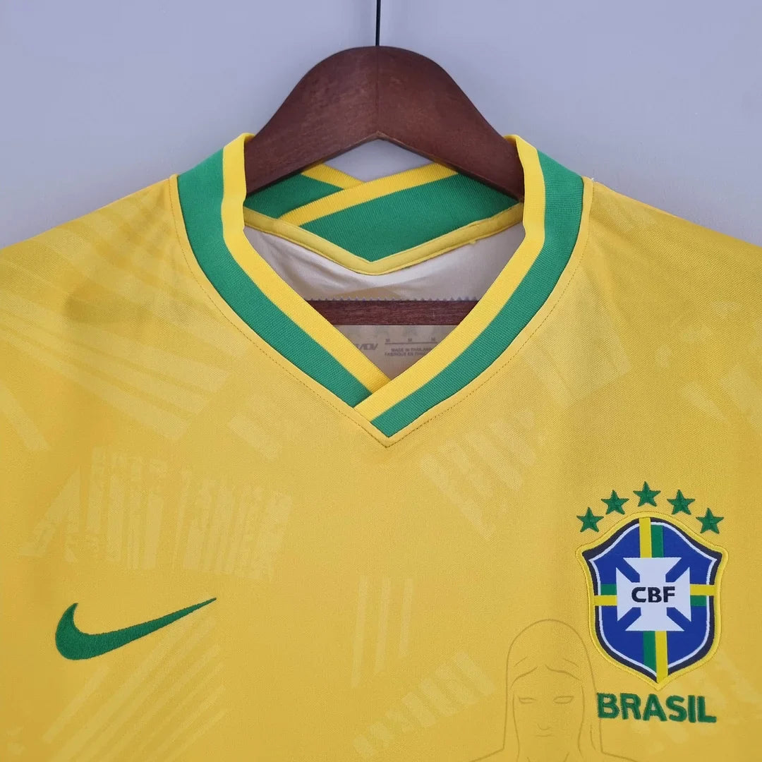 2022 Brazil Classic Soccer Jersey Yellow