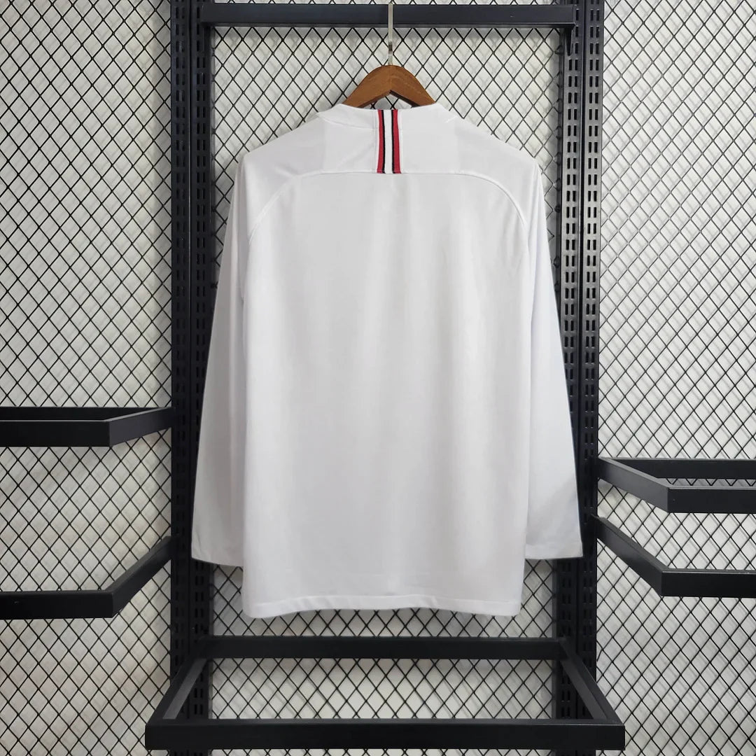 2018/2019 Retro Long Sleeve PSG Paris Saint-Germain Away Football Shirt