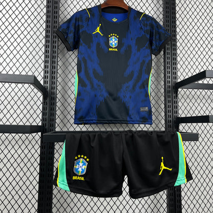 2026 Brazil Away World Cup Football Shirt Kids Size