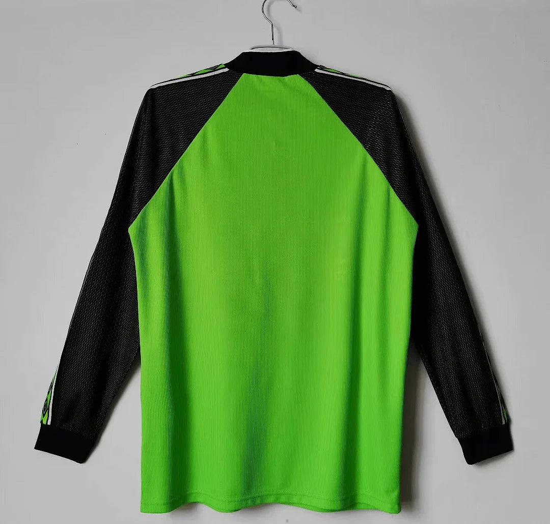 1998-1999 Retro Long Sleeve Manchester United Goalkeeper Football Shirt