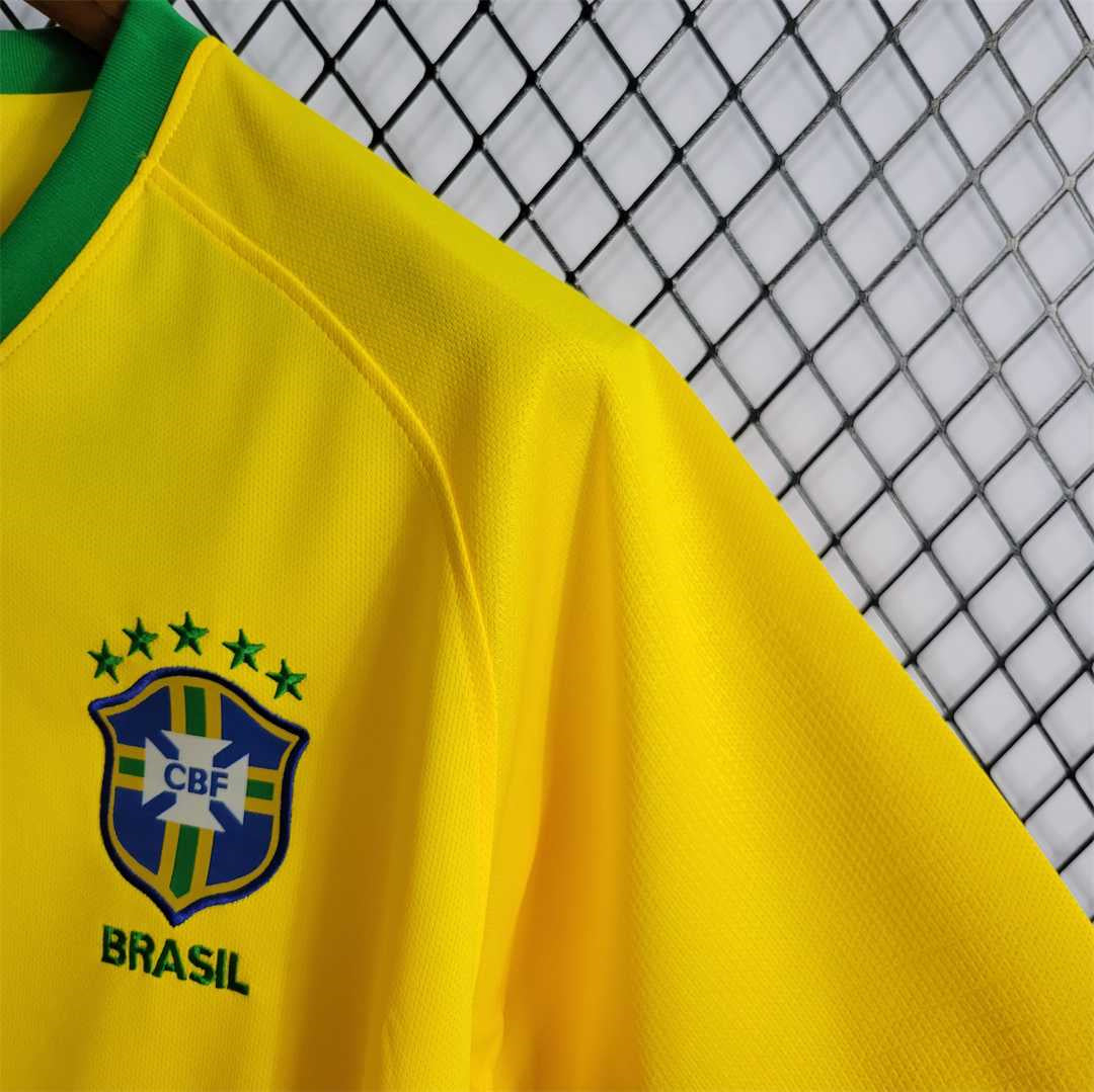 2018 Retro Brazil Football Jersey Home