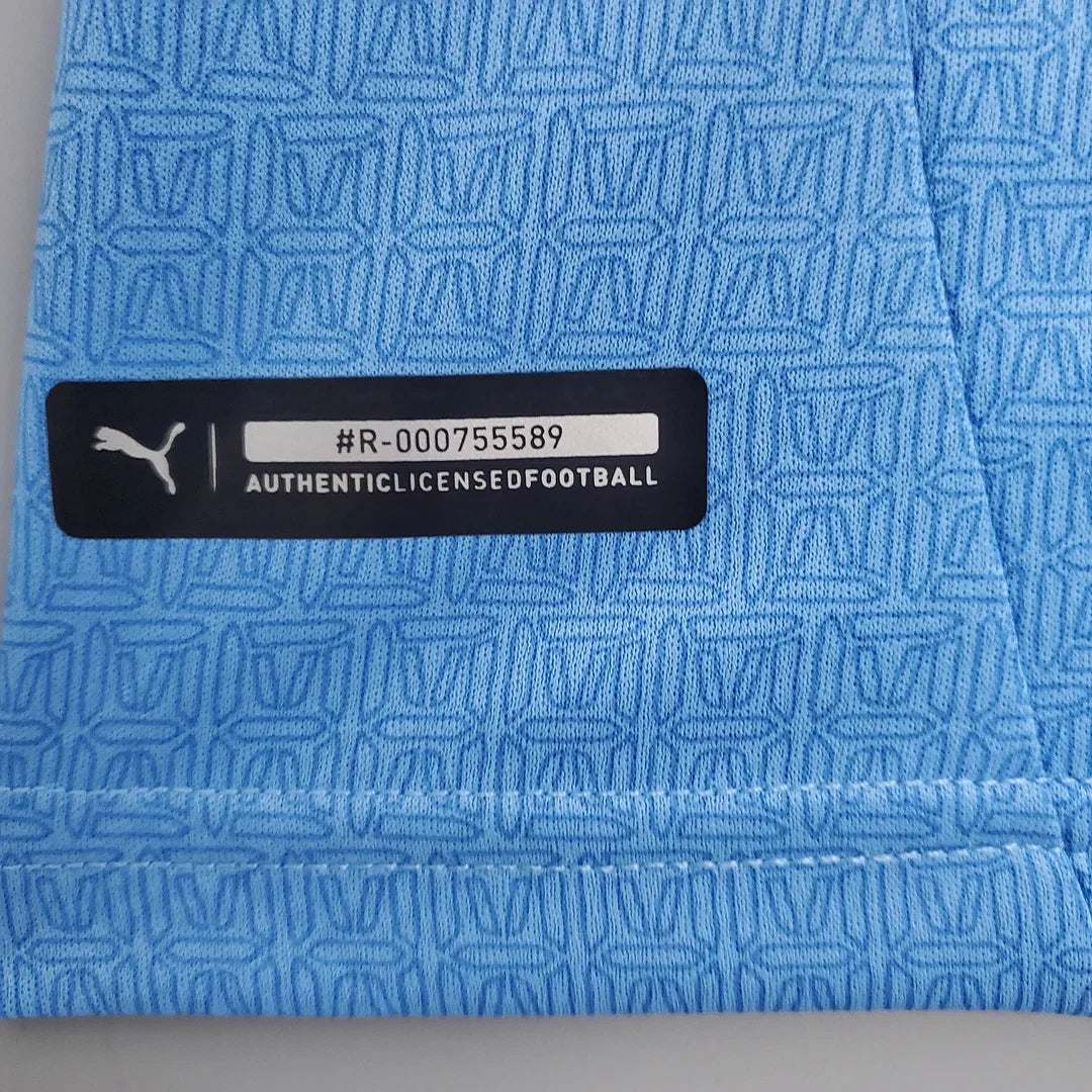 Manchester City Football Shirt 2021/2022 Retro Home