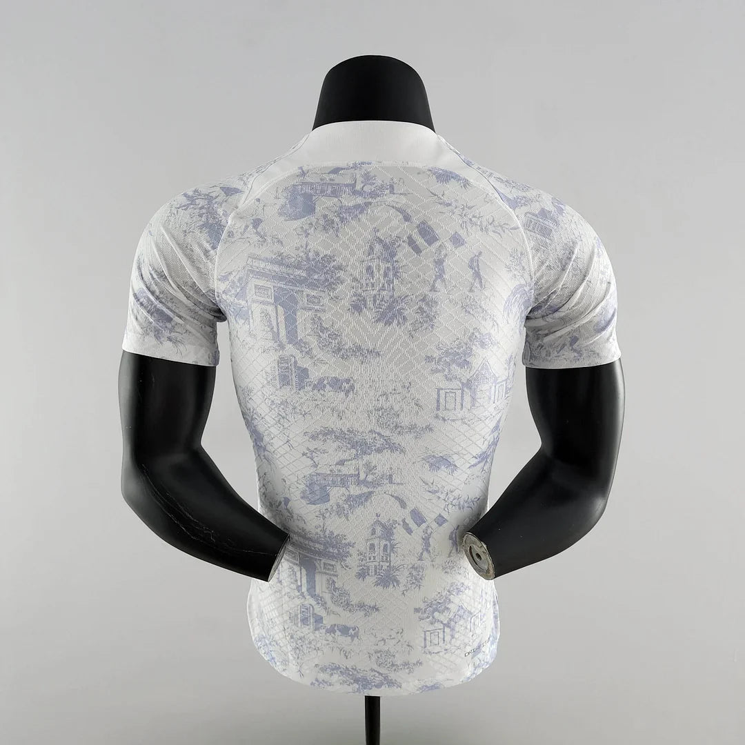 2022 FIFA World Cup France Away Football Shirt White - Player Version
