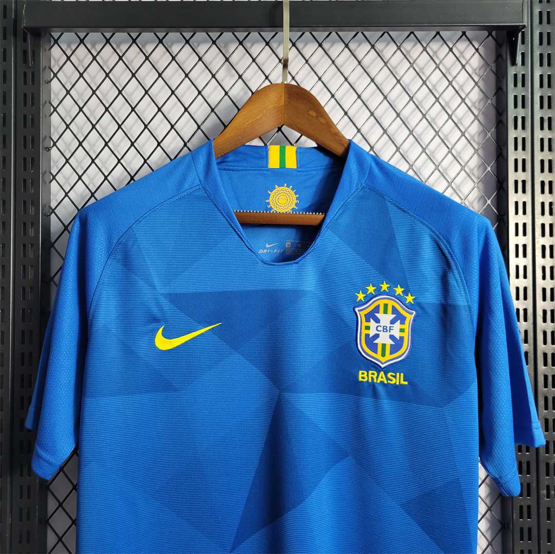 2018 Retro Brazil Football Jersey Away