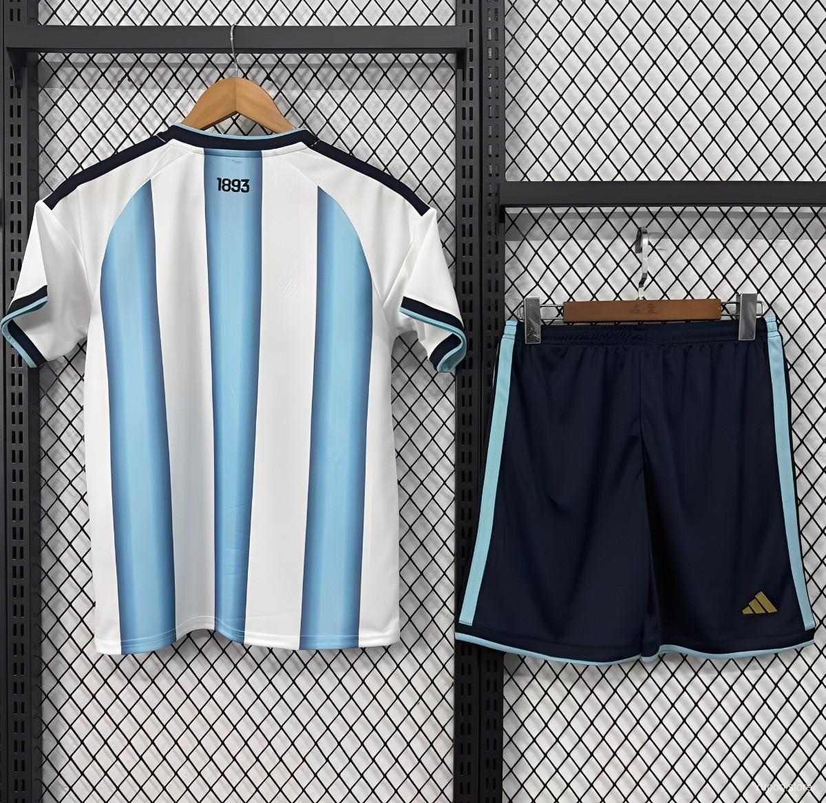 2026 Kids Argentina World Cup Home Jersey