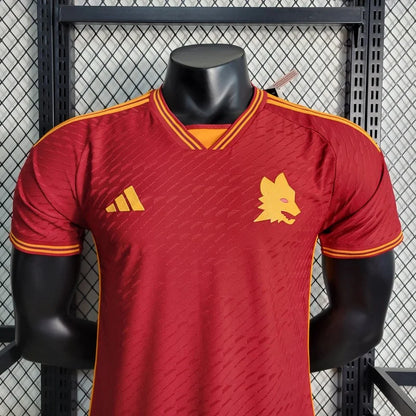2023/2024 Roma Legacy Home Soccer JerseyPlayer Version