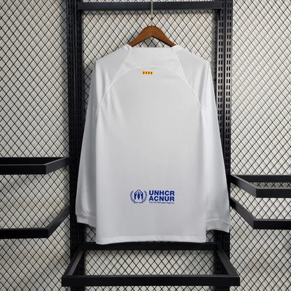 2023/2024 Long Sleeve Barcelona Away Football Shirt