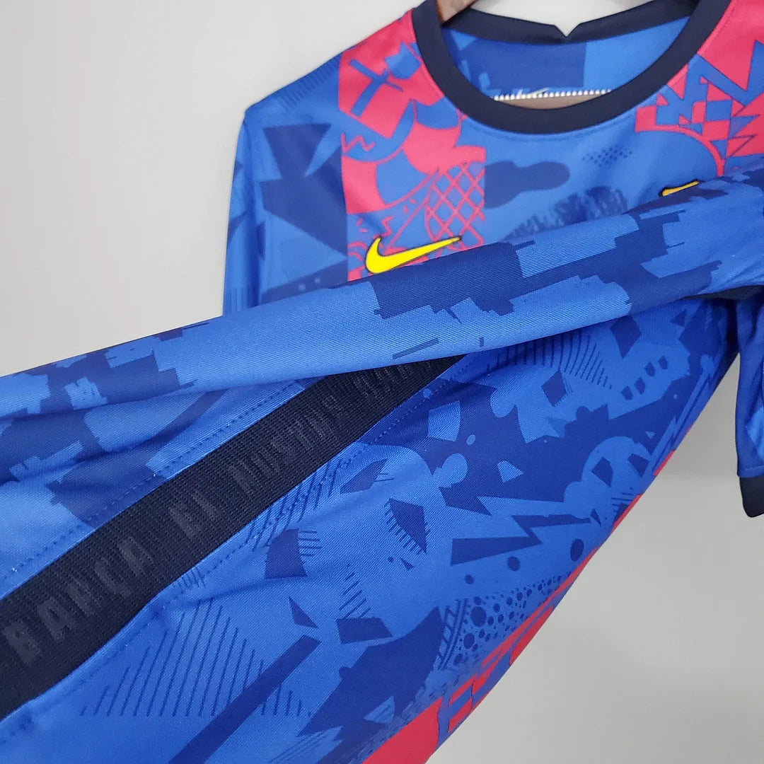 Barcelona Football Shirt 2021 / 2022 Retro Third Away