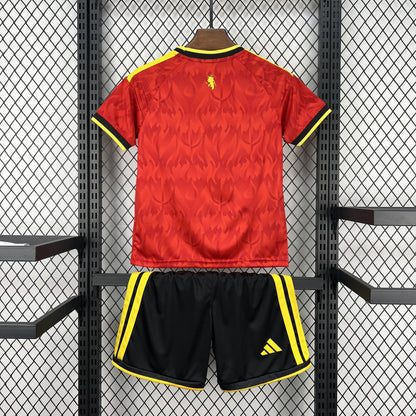 2026 Belgium Home World Cup Football Shirt Kids Size