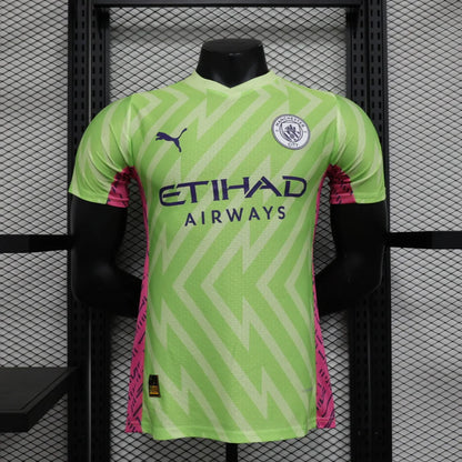 2023/2024 Manchester City Goalkeeper Green Football ShirtPlayer Version
