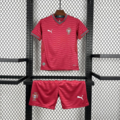 2026 Portugal World Cup Home Football Shirt Kids Size