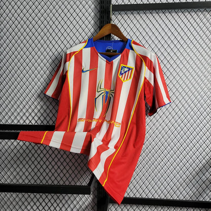 2004/2005 Retro Atletico Madrid Home Soccer Jersey