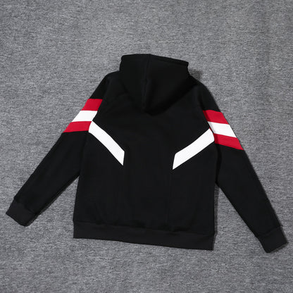 Manchester United Black and Red Tracksuit
