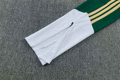 2026/2027 Italy Blue Half Zipper Green Tracksuit