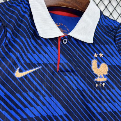 2026 France Home World Cup Kids Size Football Shirt
