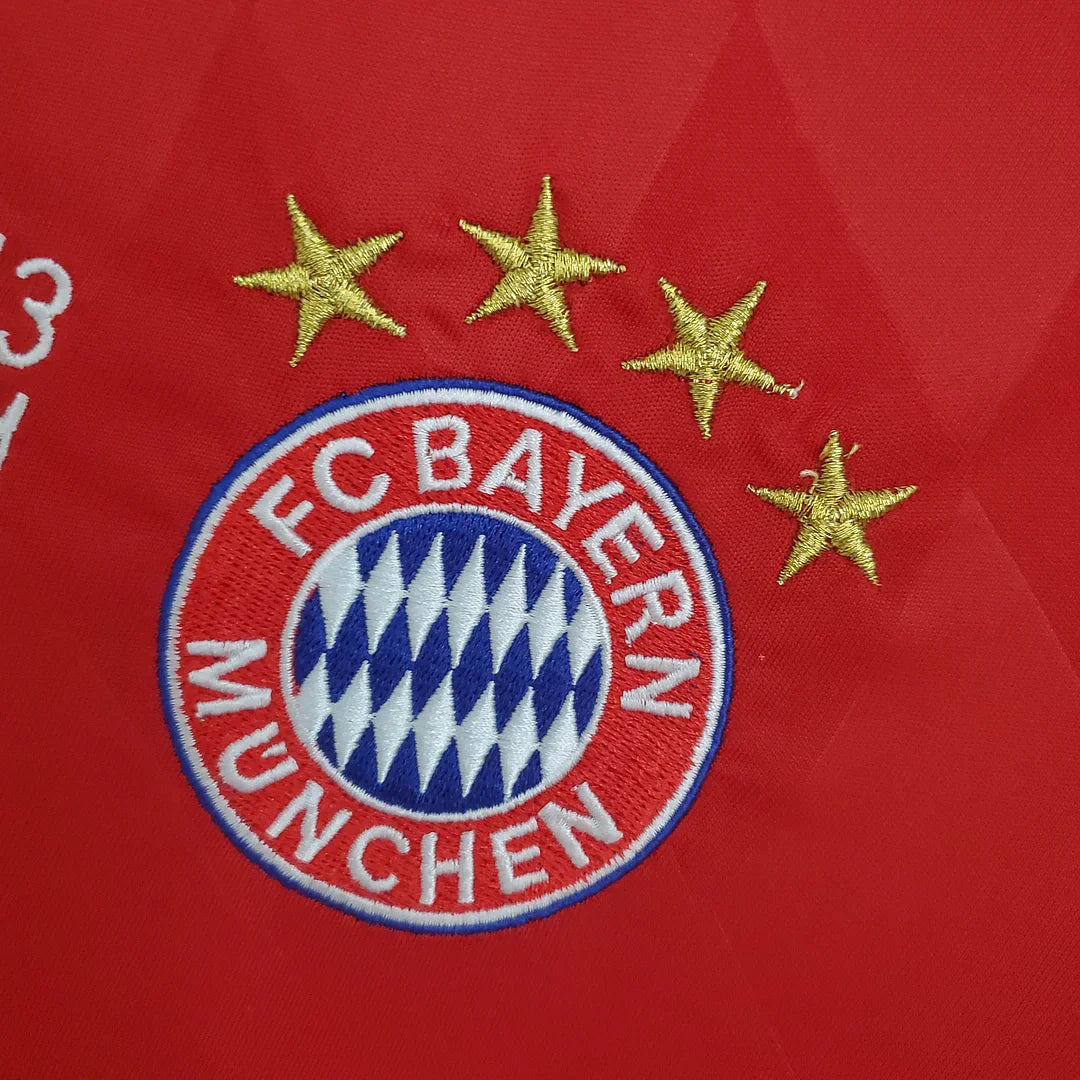 2013/2014 Retro Bayern Munich Home Champions League Edition Football Jersey