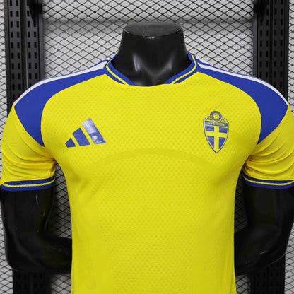 2026 Sweden Home World Cup Football Player Version Jersey