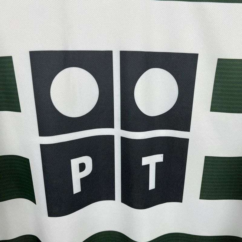2001/2003 Retro Long Sleeve Sporting Lisbon Home Football Shirt