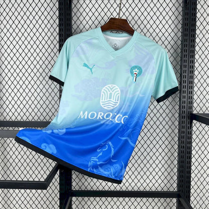 2026 Morocco Special Edition Atlas Blue Football Shirt