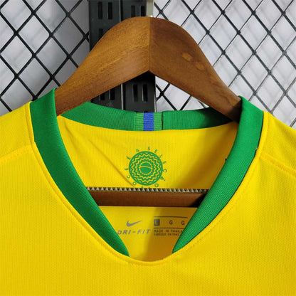 2018 Retro Brazil Football Jersey Home