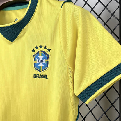 2026 Brazil Home World Cup Football Shirt Kids Size