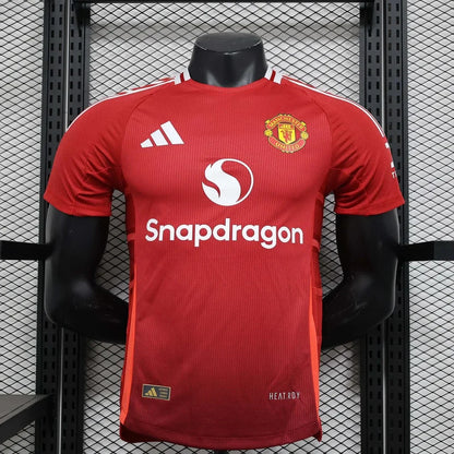 2024/2025 Manchester United Home Soccer JerseyPlayer Version
