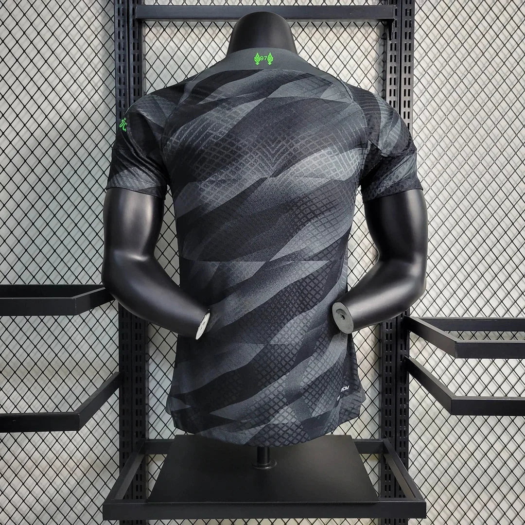 2023/2024 Liverpool Goalkeeper Black Soccer JerseyPlayer Version