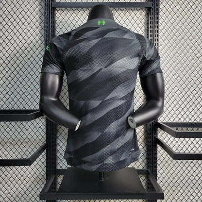 2023/2024 Liverpool Goalkeeper Black Soccer JerseyPlayer Version