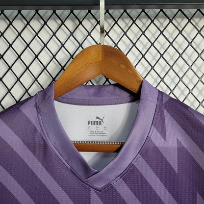 2023/2024 Manchester City Goalkeeper Purple Football Shirt