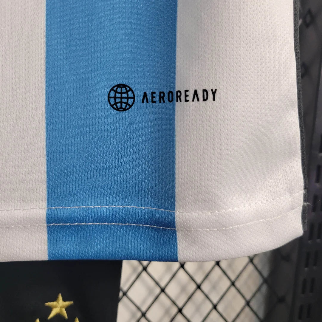 2022 Argentina Home Football Shirt Kids Size