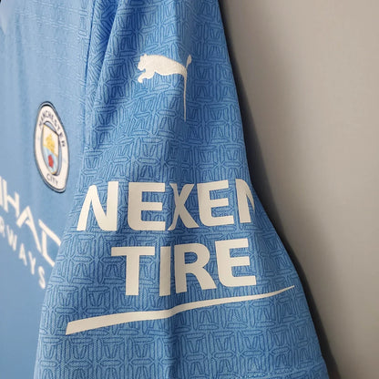 Manchester City Football Shirt 2021/2022 Retro Home