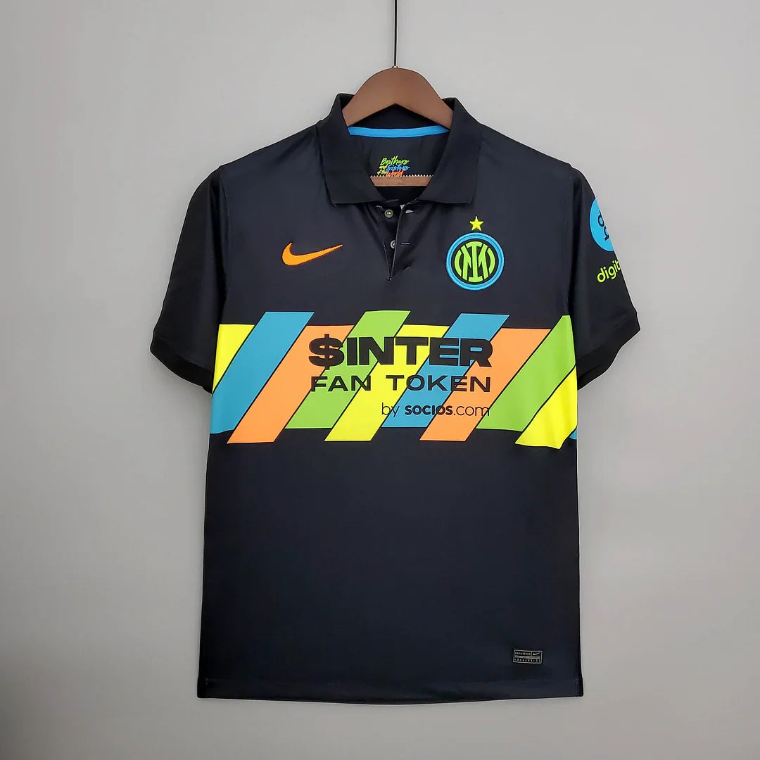 Internazionale Milan Third Away Football Jersey 2021/2022 Retro