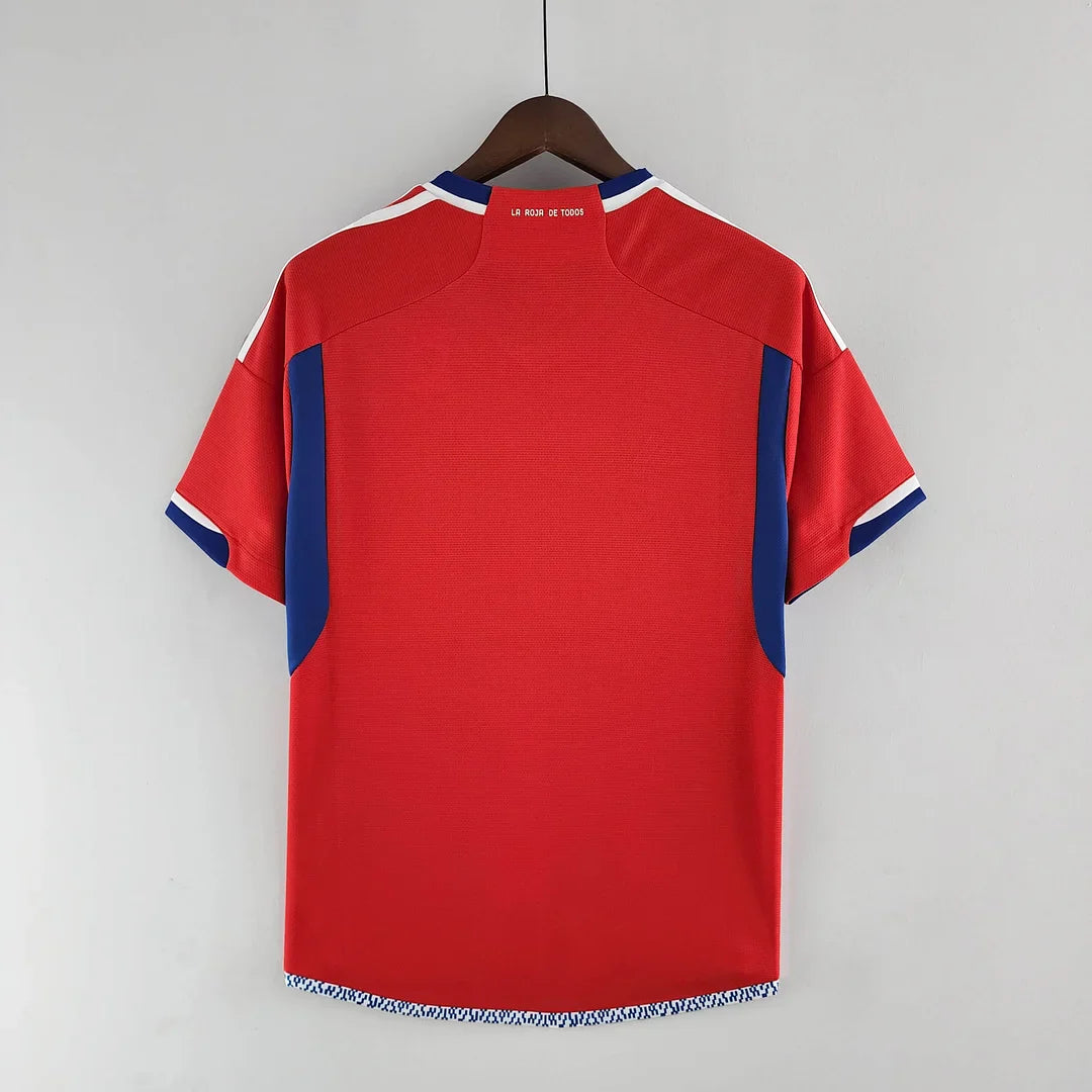 2022 Chile National Team Home Soccer Jersey